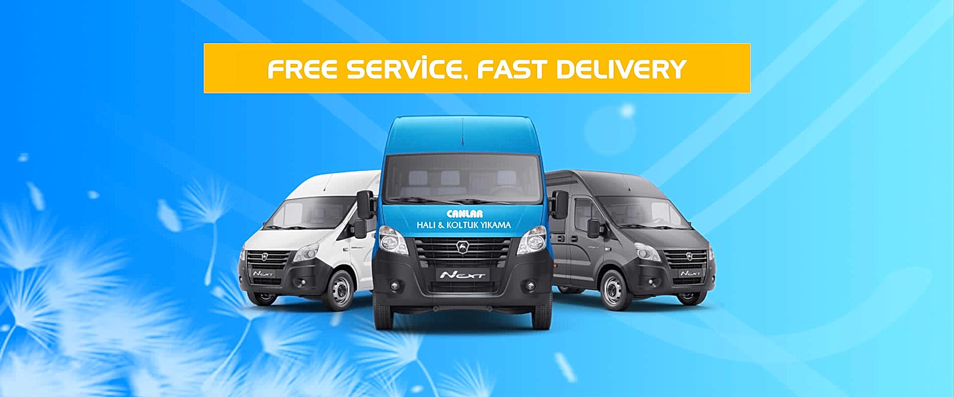 Free Service, Fast Delivery