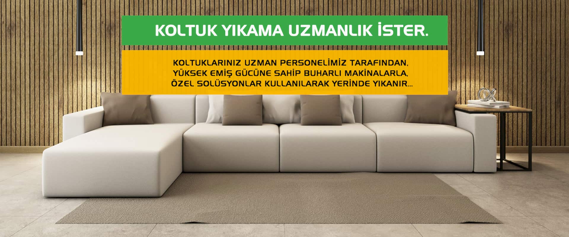 Koltuk yıkama uzmanlık ister