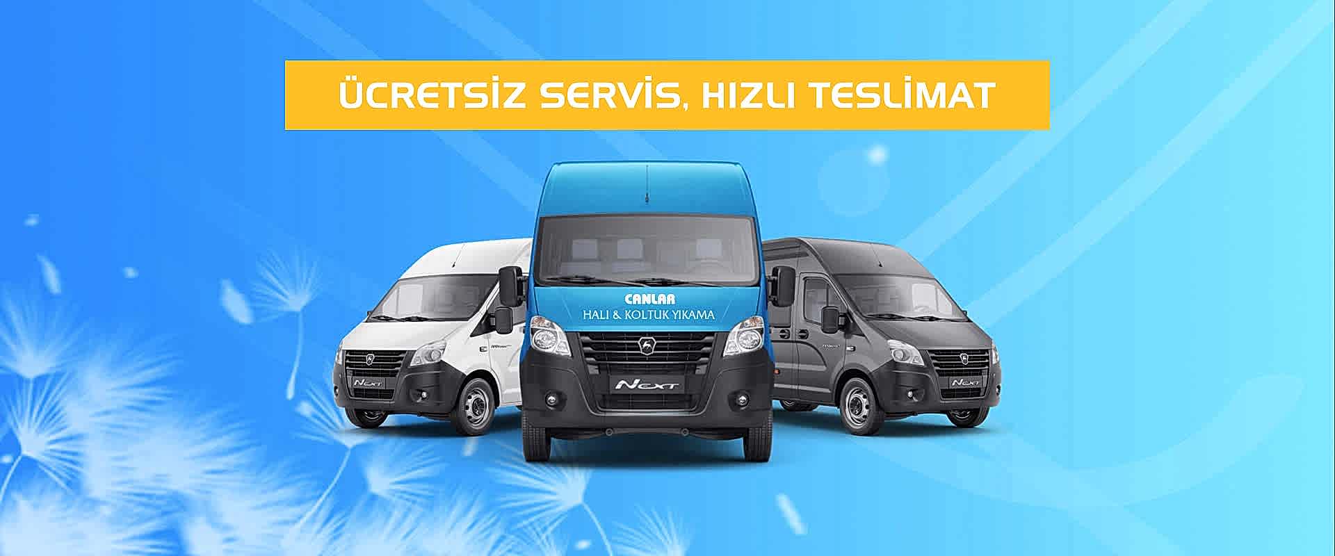 Ücretsiz servis hızlı teslimat